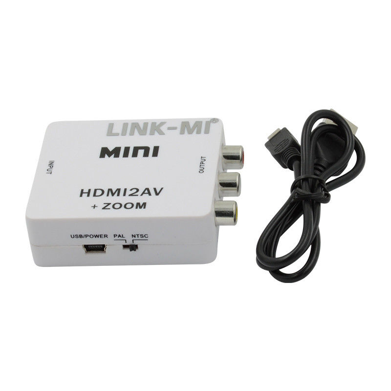 Mini HDMI a CVBS Mini HDMI a AV Convertitore di segnale compatibile HDMI 1.3