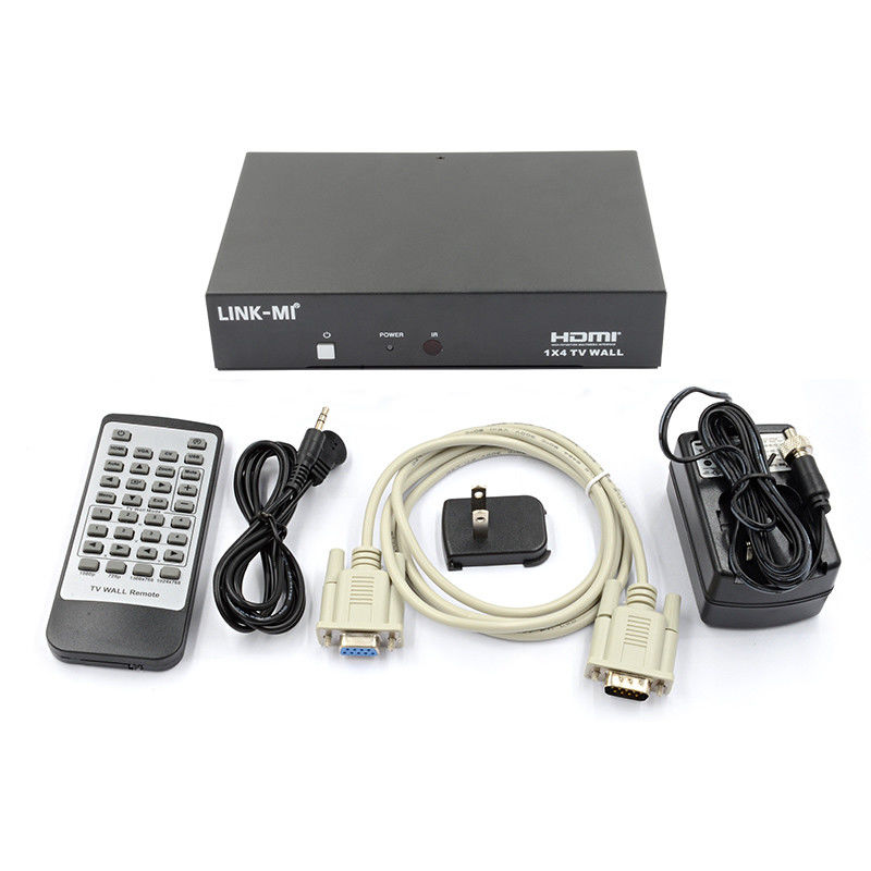LM-TV04L HDMI 1x4 TV WALL supporto CVBS/VGA/HDMI/USB Play Input Sources