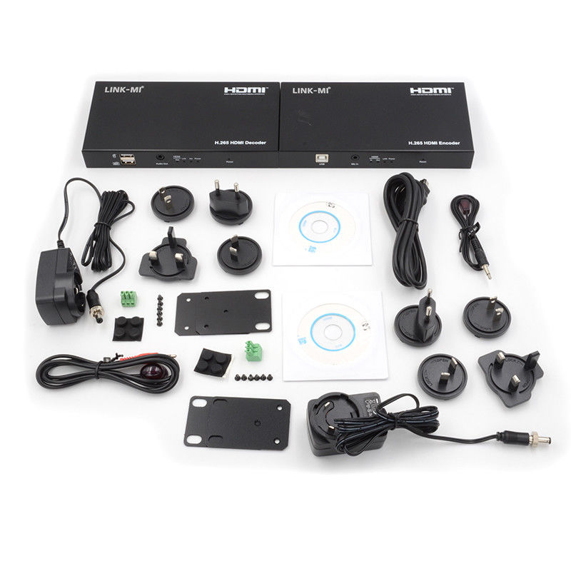 120M H.265 AV Over IP Extender lavora con CMPSystem per l'audio
