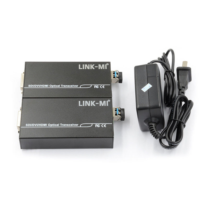 Trasmettitore e ricevitore ottico Full HD a fibra 1550/1310nm con ingresso audio da 3,5 mm