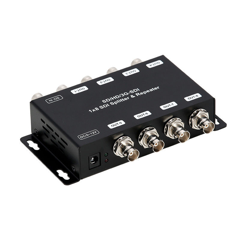 LM-SDI-108B 1 a 8 amplificatore di distribuzione SD/HD/3G-SDI Repeater con impedenza di 75 ohm