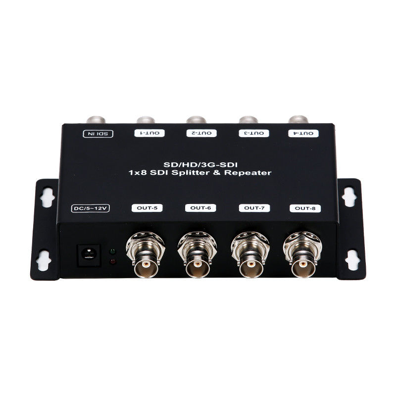 LM-SDI-108B 1 a 8 amplificatore di distribuzione SD/HD/3G-SDI Repeater con impedenza di 75 ohm