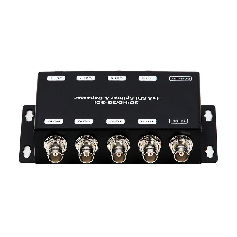 LM-SDI-108B 1 a 8 amplificatore di distribuzione SD/HD/3G-SDI Repeater con impedenza di 75 ohm