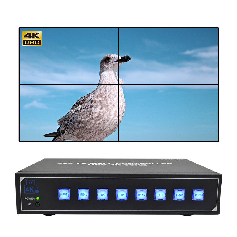 1X4 1X3 1X2 2X1 3X1 4X1 UHD TV Wall Processor per una risoluzione massima di 3840x2160 60Hz