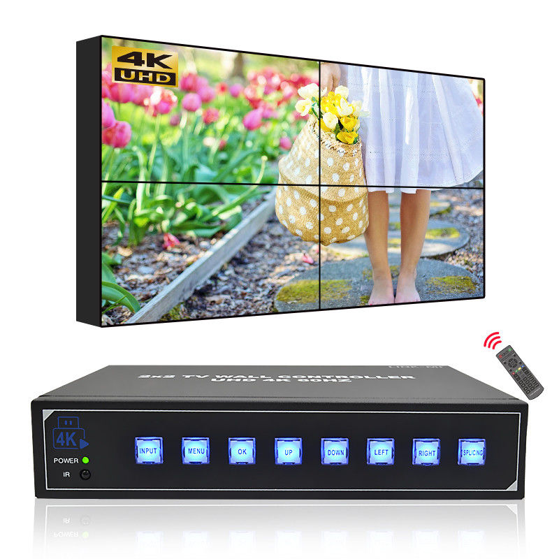 4K HDMI Video Wall Controller Supporto USB Auto Play 2X2 Video Wall Processor 1X2 1X3 1X4 TV Wall